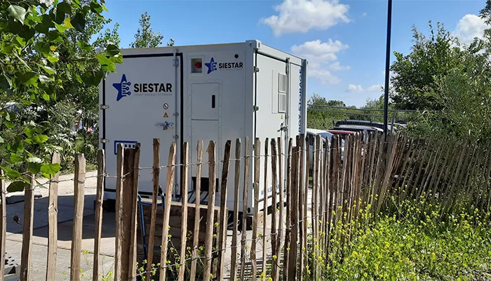 SieStar C10 BESS geïnstalleerd bij ONS BUITEN voor duurzame energieopslag